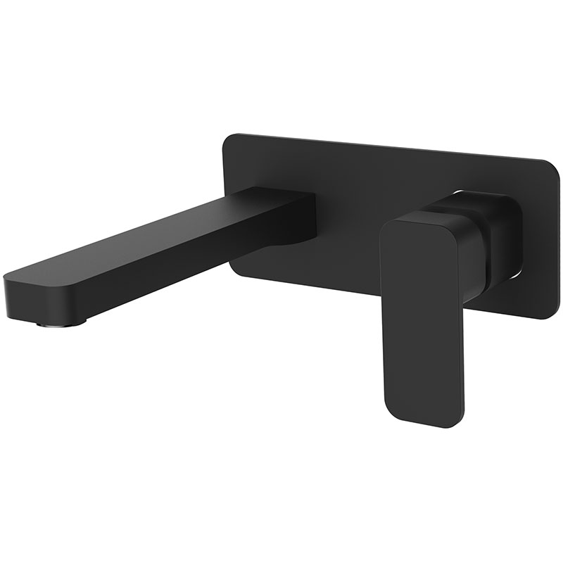 Black Wall Mount Bathroom Sink Faucet