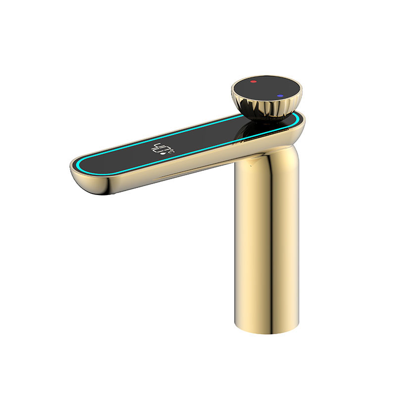 Brushed Gold Basin Mixer Tap